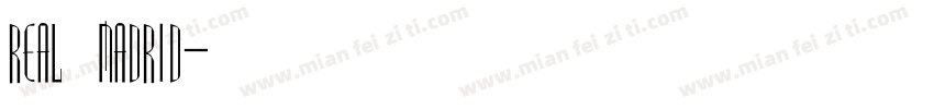 real madrid字体转换